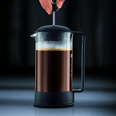 New* Bodum Brazil 8 Cup / 34oz French Press Coffee Maker - Black