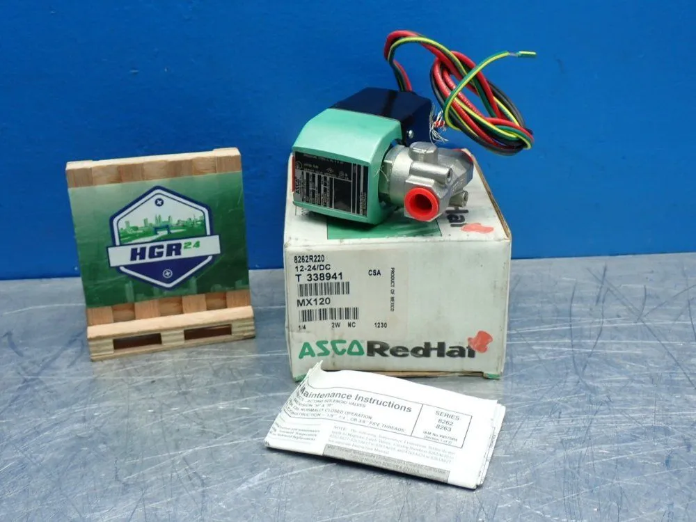 New | in-Stock ASCO 8262R220 Valves/Fittings | HGR 24 #732746