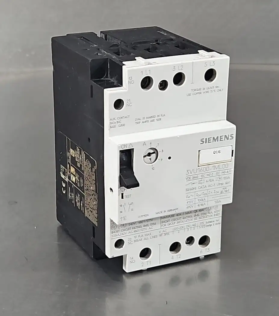 SIEMENS 3VU1600-1ML00 Circuit Breaker. Loc4C-21