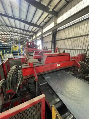 75" x .312" x 80,000# Red Bud Stretcher Leveler Cut to Length Line