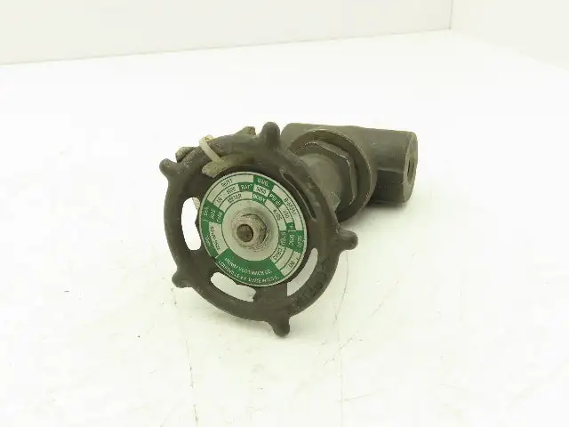 Henry Vogt Mach 9871T Globe Valve 1/4 NPT 5000PSI Forged Steel Rising Stem