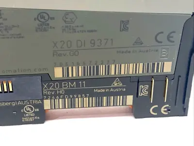 Used B&R X20 DI 9371, X20BM11 PLC Input & Output Michigan US | Maverick Industrial Sales #1397147