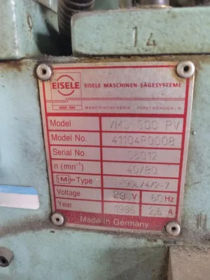 1996 EISELE VMS 300 PV Saws | MD Equipment Services LLC (8)