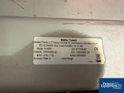 Used Mettler Toledo _UNKNOWN_ Scales Ohio US | Federal Equipment Company #1370880