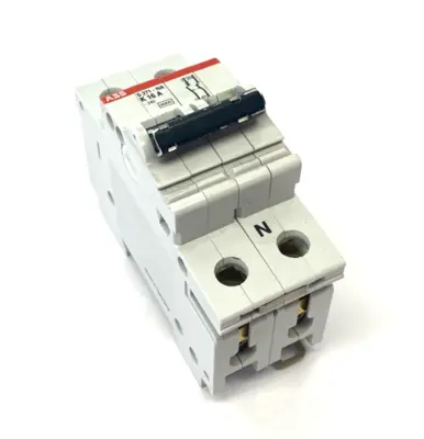 Used ABB Miniature Circuit Breaker 2-Pole DIN Rail Mount Circuit Breakers Michigan US | Maverick Industrial Sales #1389428