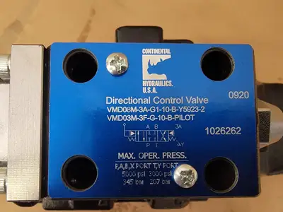 New | in-Stock CONTINENTAL VMD03M-3F-G-10-B-PILOT Parts (Hydraulics and Pneumatics) British Columbia CA | Lenmark #264389
