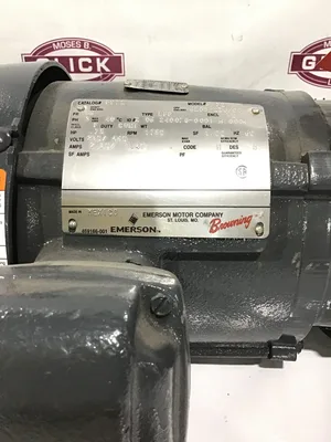 Browning Emerson F0972 1.5HP Explosion Proof Electric Gear Motor
