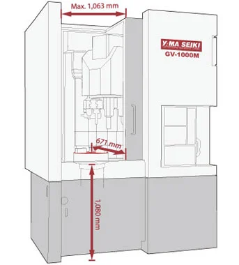 New | in-Stock YAMA SEIKI GV-1000 Vertical Boring Mills (incld VTL) US | Lamarche Machinery Inc #1258781