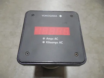 Yokogawa 249115-1-AHD-0 Power Series Plus Digital Switchboard Amp Meter Used