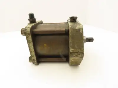 F-H Welding U-18201 Pneumatic Cylinder Brass Body 4" Bore x 1.5" Stroke 1/2"NPT