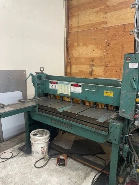 Used WYSONG 1252 Power Squaring Shears (Gauge) Oregon US | Dynamic Machine Tools #1354295