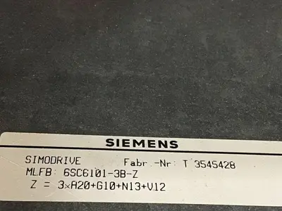 USED SIEMENS 6SC6101-3B-Z