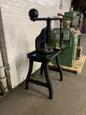 5929-490 E.A. Adams Model #2 Reynolds Machine Co. Hand Operated Stamping / Forming Screw Press / Fly Press