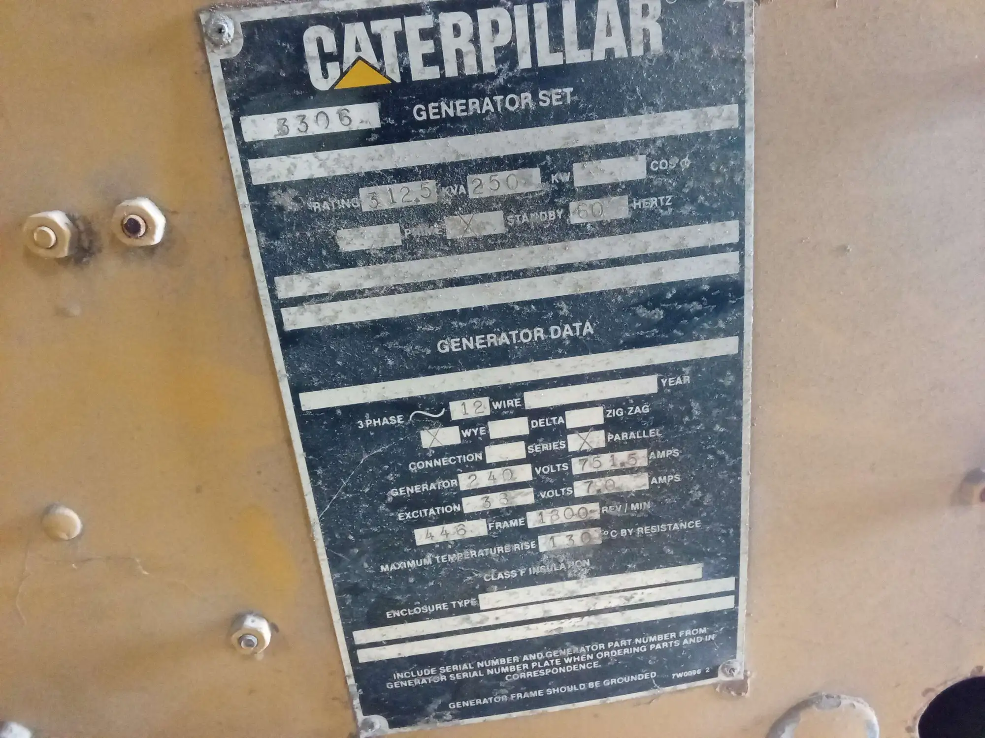 Used CAT _UNKNOWN_ Generator Parts Texas US | Apollo Electric #1515735