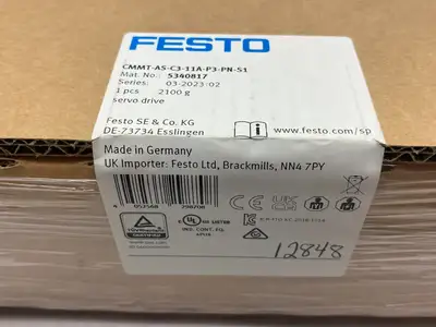 New | in-Stock FESTO SERVO DRIVE, VERTICAL MOUNT Servo Drives | Maverick Industrial Sales #1111504