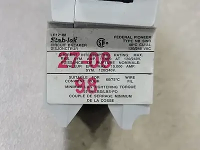 USED FEDERAL PIONEER NB115