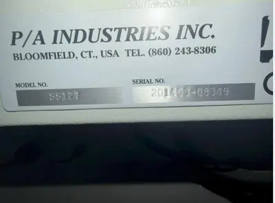 USED 2015 P/A INDUSTRIES SRF-12; SS127; SRA4524