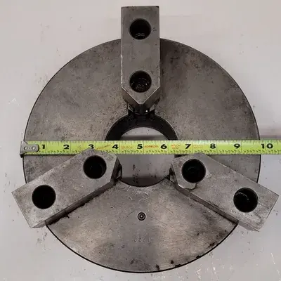 USED BISON 10" 3 JAW CHUCK
