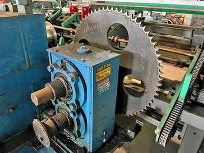 Leveler Gear Box, Herr Voss, 3.50" x 17 Roll, Rebuilt