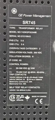 USED GE General Electric 745W3P5G5HIR