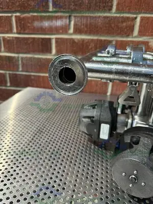 USED 5 ITT PURE FLO ADVANTAGE STAINLESS STEEL DIAPHRAGM VALVE W/ 1" SANITARY FITTING