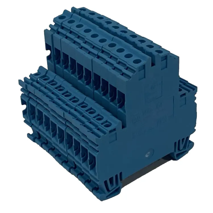 Used ALLEN-BRADLEY SER A FEED THROUGH TERMINAL BLOCK BLUE LOT OF 10 Terminal Blocks Michigan US | Maverick Industrial Sales #1091148
