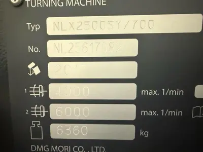 2017 DMG MORI NLX2500SY/700 CNC, Turning Center | Machinery Central (16)
