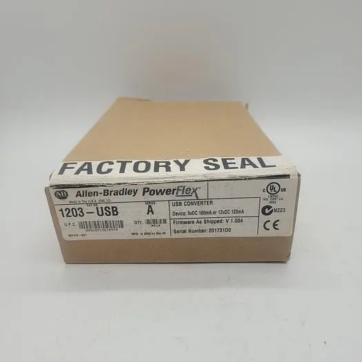 New | in-Stock ALLEN-BRADLEY ALLEN-BRADLEY POWER FLEX USB CONVERTER 1203-USB Power Converters - Battery Chargers | ND Industrial Surplus #1225077