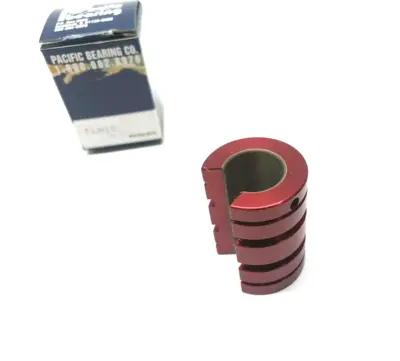 USED PACIFIC BEARING CO. LINEAR OPEN BEARING, 5/8" ID, 1-1/8" OD