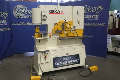 Used GEKA HYD 100 Ironworkers California US | Sterling Machinery Exchange #1466791