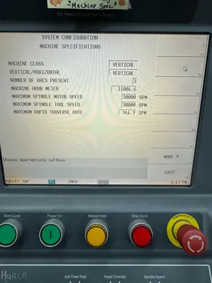 2012 HURCO VM10HSI GRAPHITE Vertical Machining Centers | Machinery Source, LLC (3)