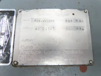 AMF Cuno Precision Control H4861441222 Chemical Metering Feed Pump 220 GPH 115V