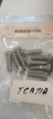 93190A583 LOT OF 9 BOLT 5/6-18X1" 316SS HEX