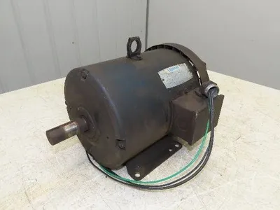 Leeson Electric C184T34FB15A AC Motor 5Hp 3500 RPM 208-230/460V 3PH 184T TEFC