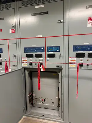 25kV Switchgear Lineup 1200A w/ Power Vac Breaker VB1 27.0-16-0