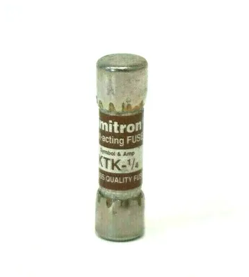 9 NEW LIMITRON KTK-1/4 FUSES KTK14