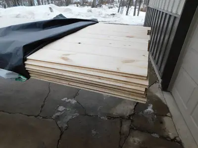 1 x 6 Ponderosa Pine #3 or better Tongue & Groove Reversible WP4 V Front / Nickel Gap Back - 512 Linear Feet