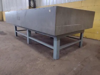 8' X 4' X 14" CHALLENGE PRECISION LAYOUT INSPECTION GRANITE TABLE: STOCK #23797