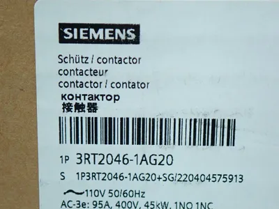 NEW SIEMENS 3RT20461AG20