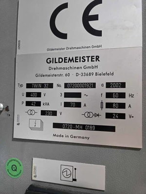 Used 2002 GILDEMEISTER Twin 32 5-Axis or More CNC Lathes California US | Machinery Exchange, Inc. #1545535