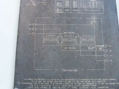 5000 KVA Siemens Silicone Transformer, 13.8KV Pr, 2400Y/1386V Se