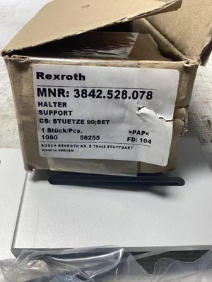 Bosch Rexroth Halter Side Support Kit; 3842.528.078 (LOT OF 2)