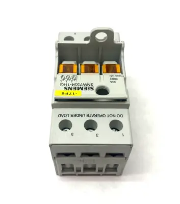 USED SIEMENS FUSE HOLDER CLASS CC 3-POLE