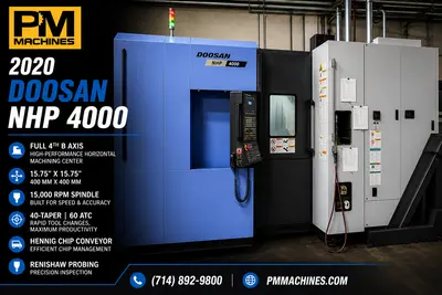 2020 DOOSAN NHP 4000 Horizontal Machining Centers | PM Machines (2)
