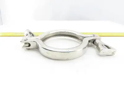 3" Stainless Steel Sanitary 2 Piece Clamp Lot Of 2
