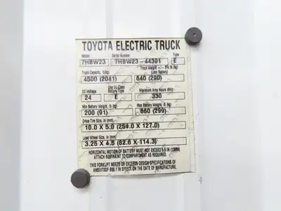 Toyota Tiller Drive Axel Steering Hub Off 7HBW23 Pallet Jack 4500 lb