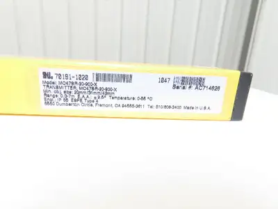 STI MC478R-20-900-X Micro Safe MC4700 Series Light Curtain Transmitter 900mm