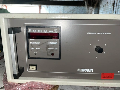 M Braun Glove Box System with Oxygen and H2O Analyzers Mb150b-G-1