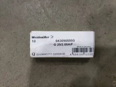 NEW WEIDMULLER G 20/2.00A/F