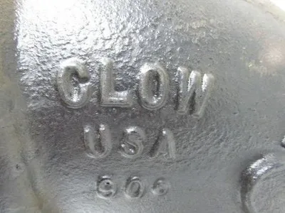 Clow Water Systems 10" 90 Degree Elbow Short Radius Flanged F280, C153, 350 DI